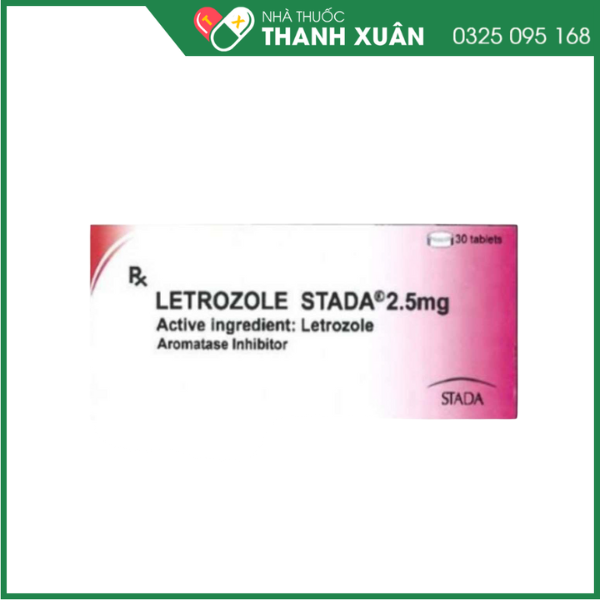 Thuốc Letrozole Stada 2.5mg điều trị ung thư vú giai đoạn sớm